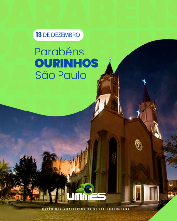 Parabéns, Ourinhos, pelos 107 anos de história