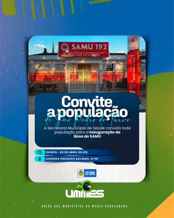 São Pedro do Turvo conquista Base do SAMU e reforça atendimento de urgência