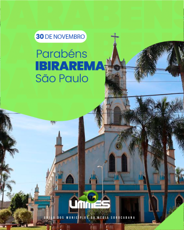 Parabéns, Ibirarema, pelos 81 anos de história, tradição e conquistas!