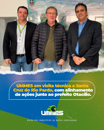 UMMES realiza visita técnica ao município de Santa Cruz do Rio Pardo