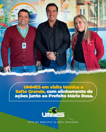 UMMES realiza visita técnica ao município de Salto Grande