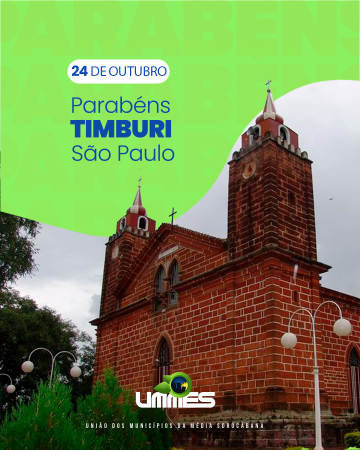 Parabéns, Timburi, pelos 77 anos de história, tradição e conquistas!