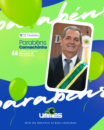 Parabéns ao Prefeito de Ibirarema!
